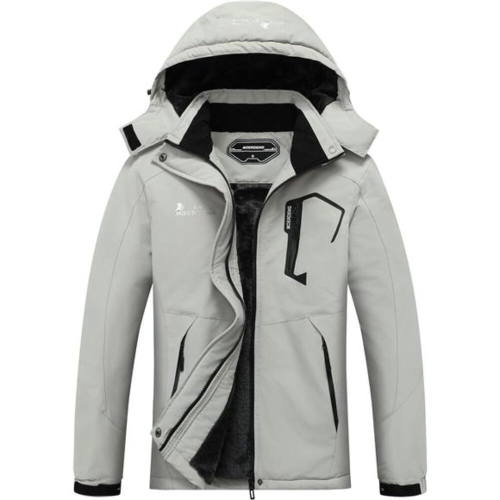 Women's Waterproof Ski Jacket Windbreaker Hooded Raincoat Jacket